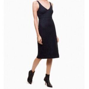 Aritzia Babaton Marsden Blue Lace Sleeveless Dress